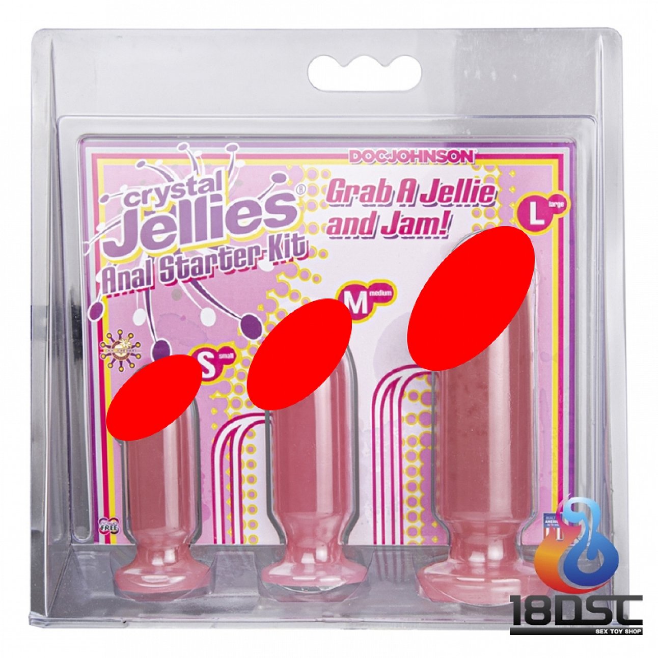 Doc Johnson Crystal Jellies Anal Starter Kit 18dsc Sex Toys Shop 2763