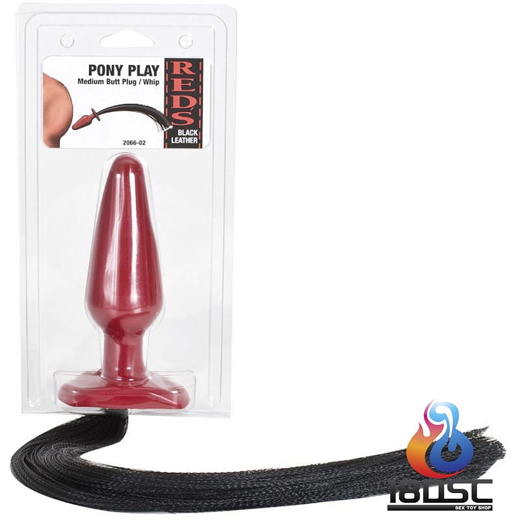 Doc Johnson - Pony Play Butt Plug with Whip | 18DSC Sex Toy Shop